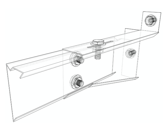 Widok łącznika po nałożeniu obróbek